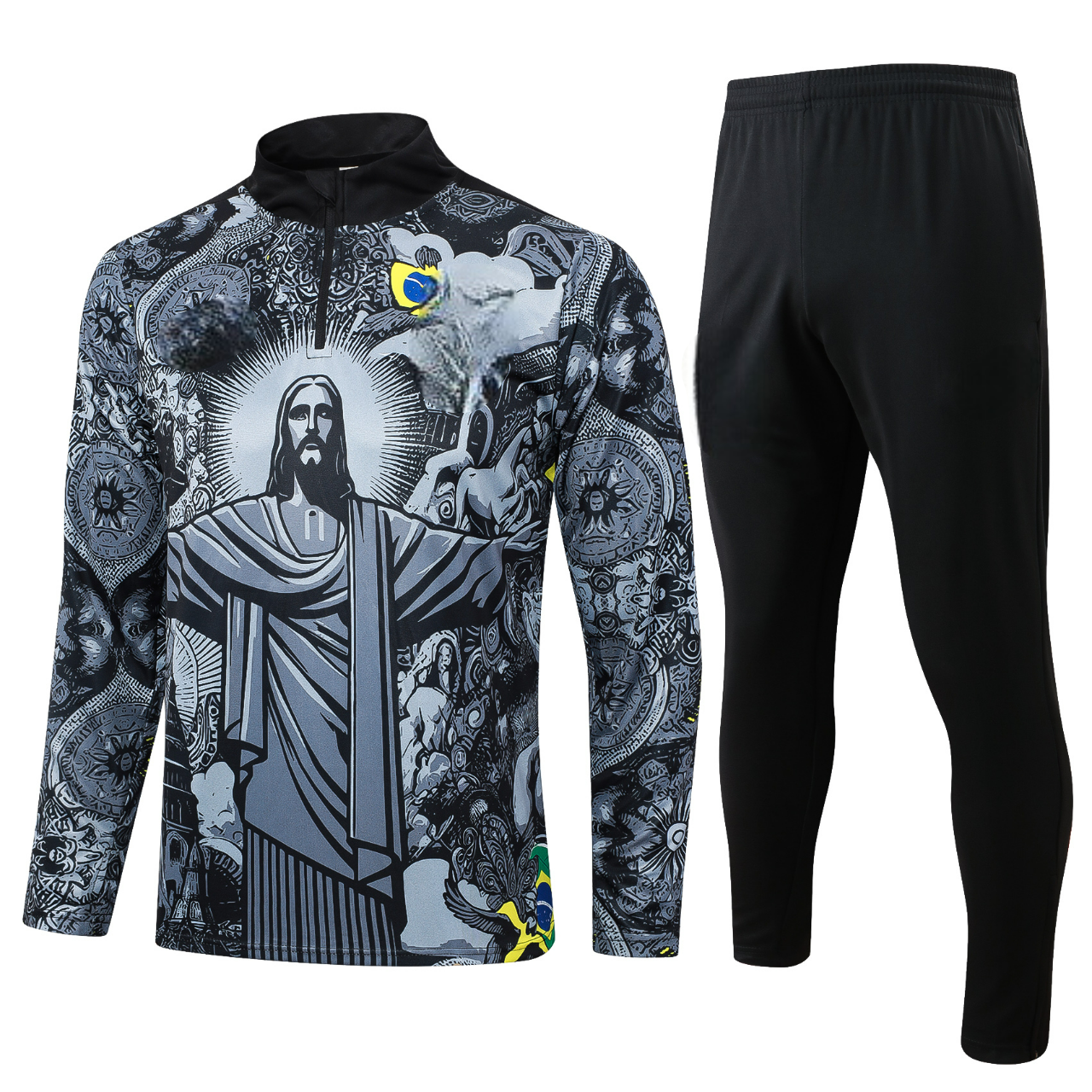 Brazil 24-25 Half-Zip Model 6 Tracksuit Ropa Deportiva
