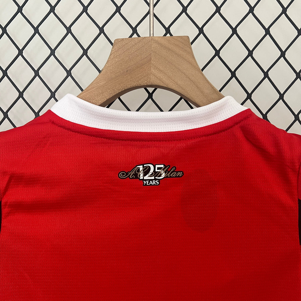 Ac Milan 24-25 Home Children’s Kit Parche Especial