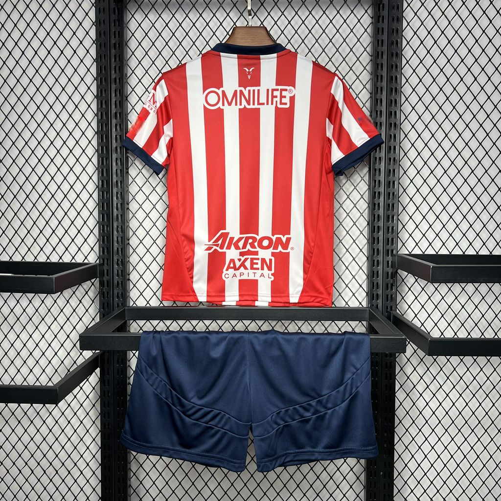 Chivas Guadalajara 24-25 Home Children’s Kit Personalizado