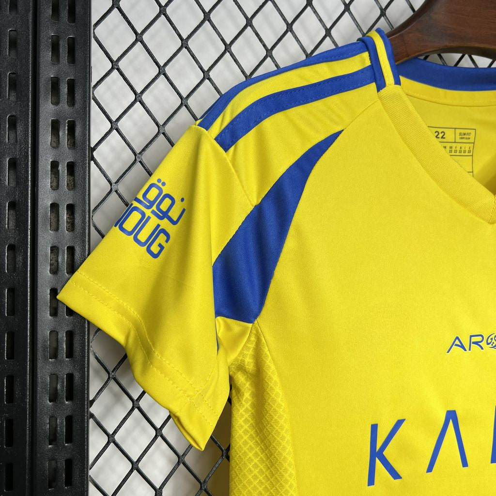 Al-Nassr 24-25 Home Children’s Kit Personalizado