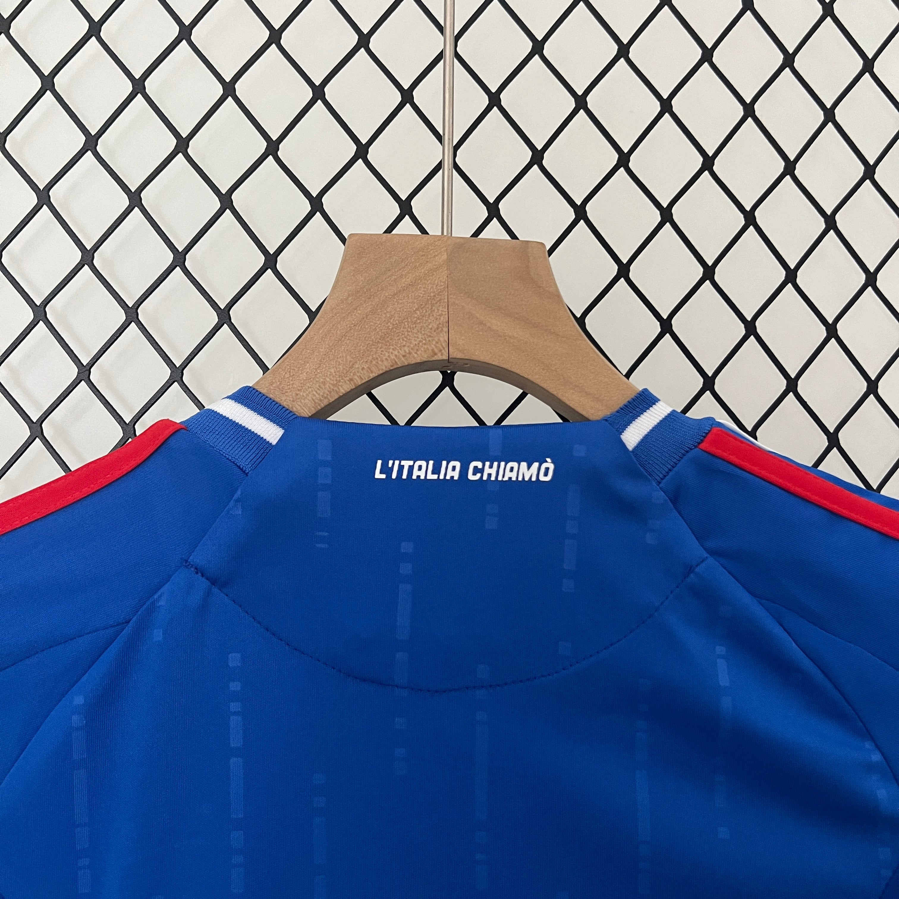 Italy 24-25 Home Eurocup 2024 Children’s Kit Personalizado