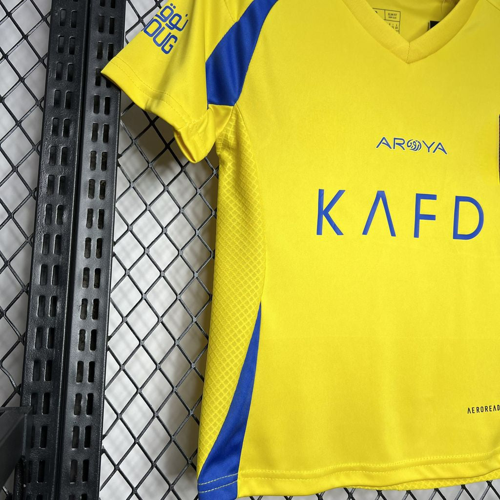 Al-Nassr 24-25 Home Children’s Kit Personalizado