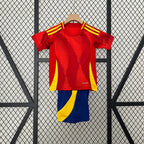 Spain 24-25 Home Eurocup 2024 Children’s Kit Personalizado