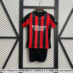 Equipamento Infantil AC Milan 25 26 Principal Equipación Niño
