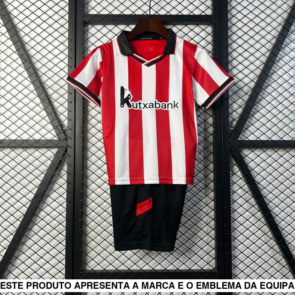 Equipamento Infantil Athletic Bilbao 25-26 Principal Equipación Niño