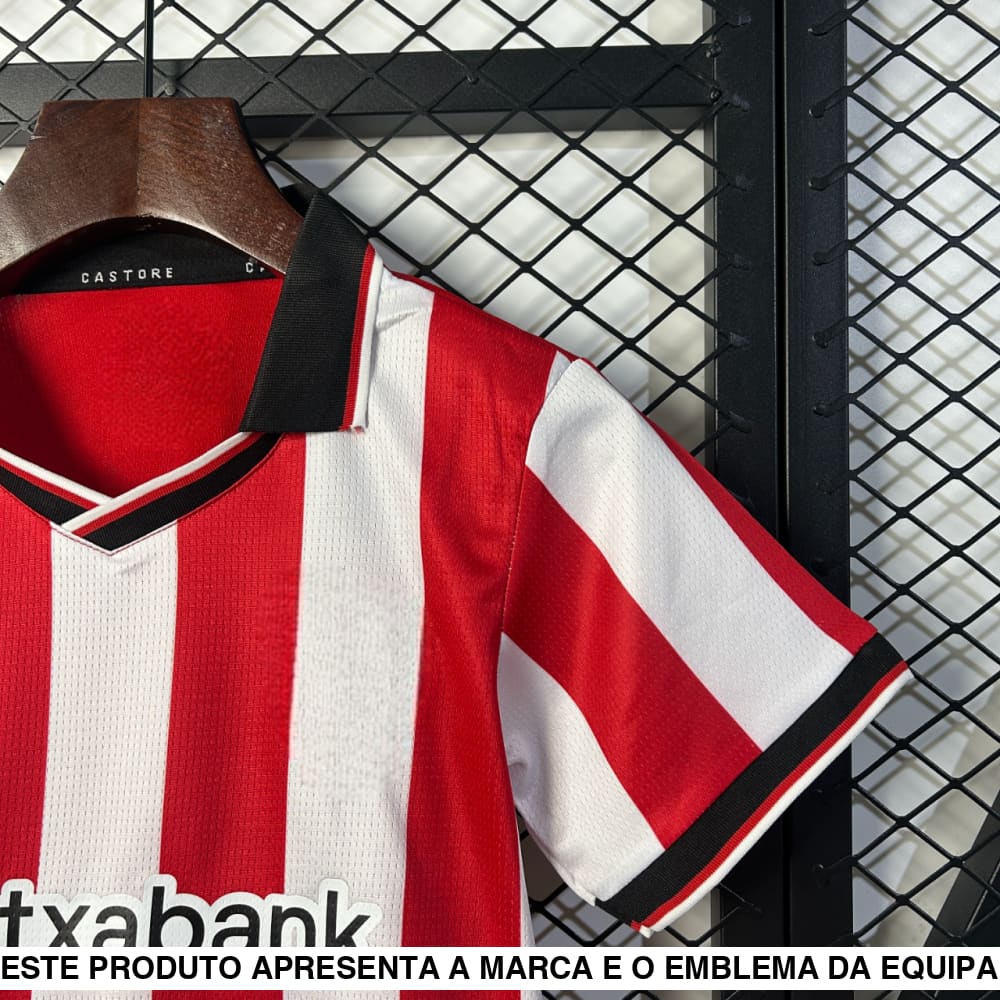 Equipamento Infantil Athletic Bilbao 25-26 Principal Equipación Niño