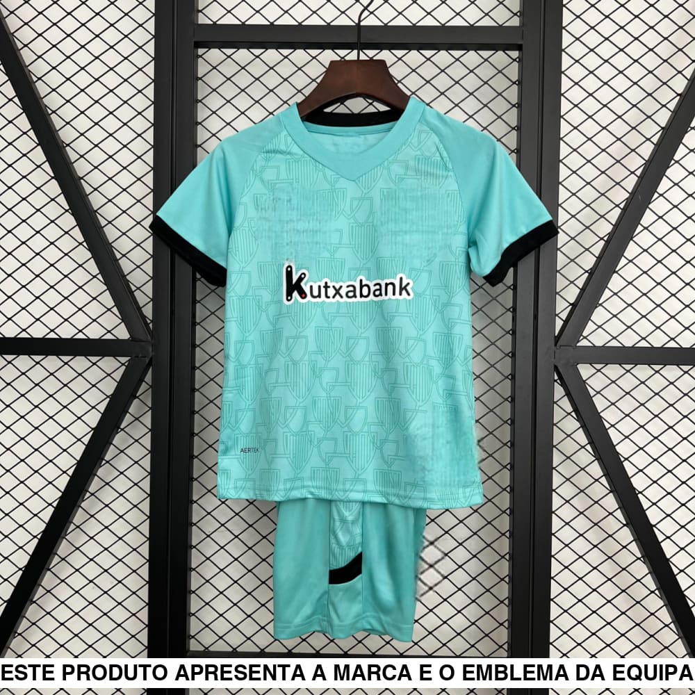 Equipamento Infantil Athletic Bilbao 25-26 Terceiro Equipamento Equipación Niño