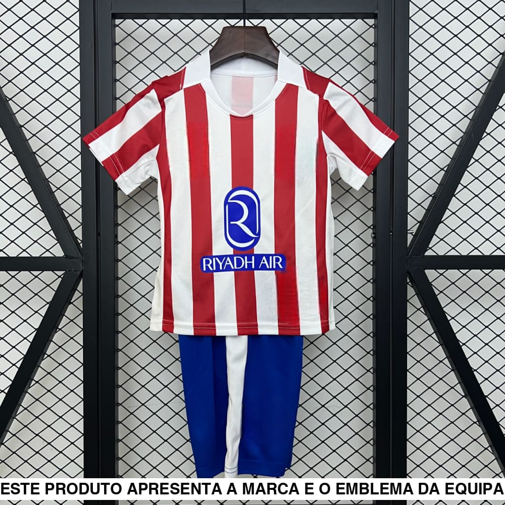 Equipamento Infantil Atlético Madrid 25 26 Principal Equipación Niño