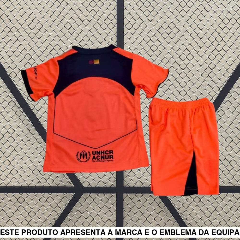Equipamento Infantil Barcelona 25-26 Terceiro Equipamento Equipación Niño