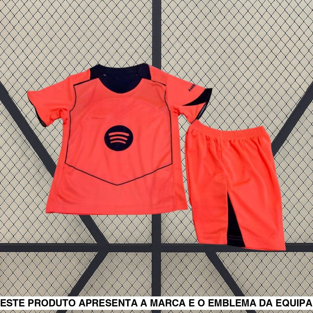 Equipamento Infantil Barcelona 25-26 Terceiro Equipamento Equipación Niño