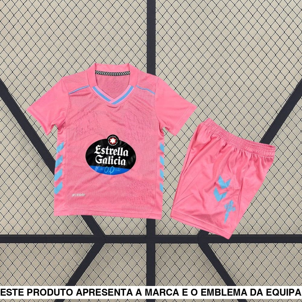 Equipamento Infantil Celta de Vigo 25-26 Terceiro equipamento Equipación Niño