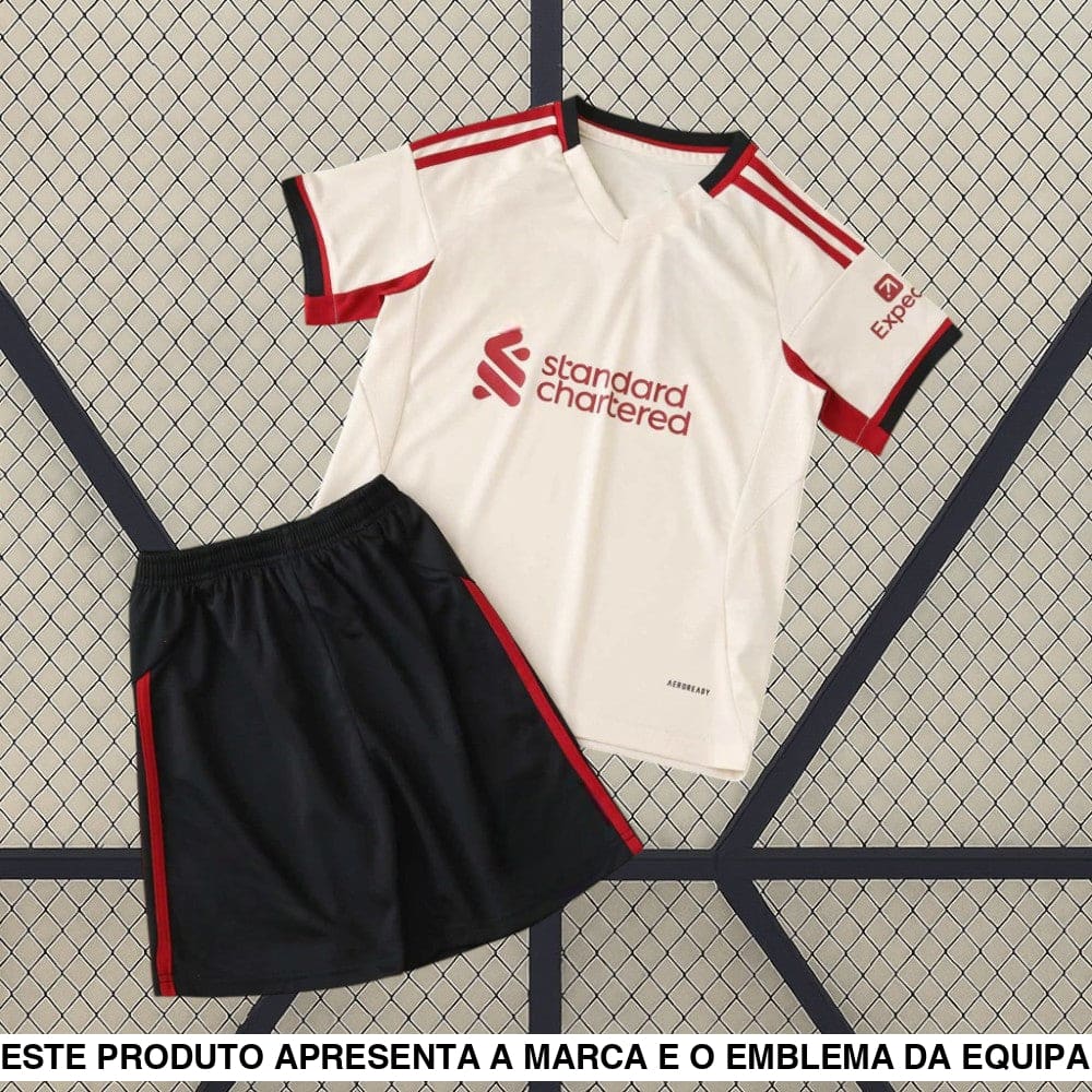 Equipamento Infantil Liverpool 25-26 Alternativa Equipación Niño