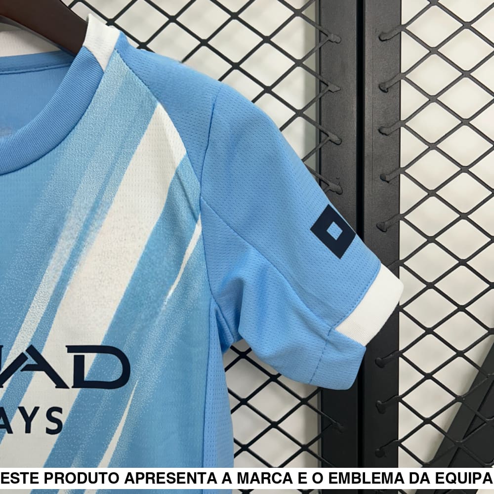 Equipamento Infantil Manchester City 25 26 Principal Equipación Niño