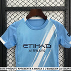 Equipamento Infantil Manchester City 25 26 Principal Equipación Niño