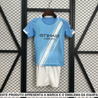 Equipamento Infantil Manchester City 25 26 Principal Equipación Niño