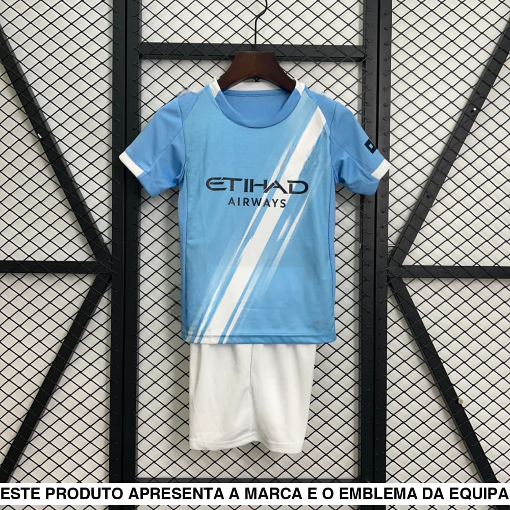 Equipamento Infantil Manchester City 25 26 Principal Equipación Niño