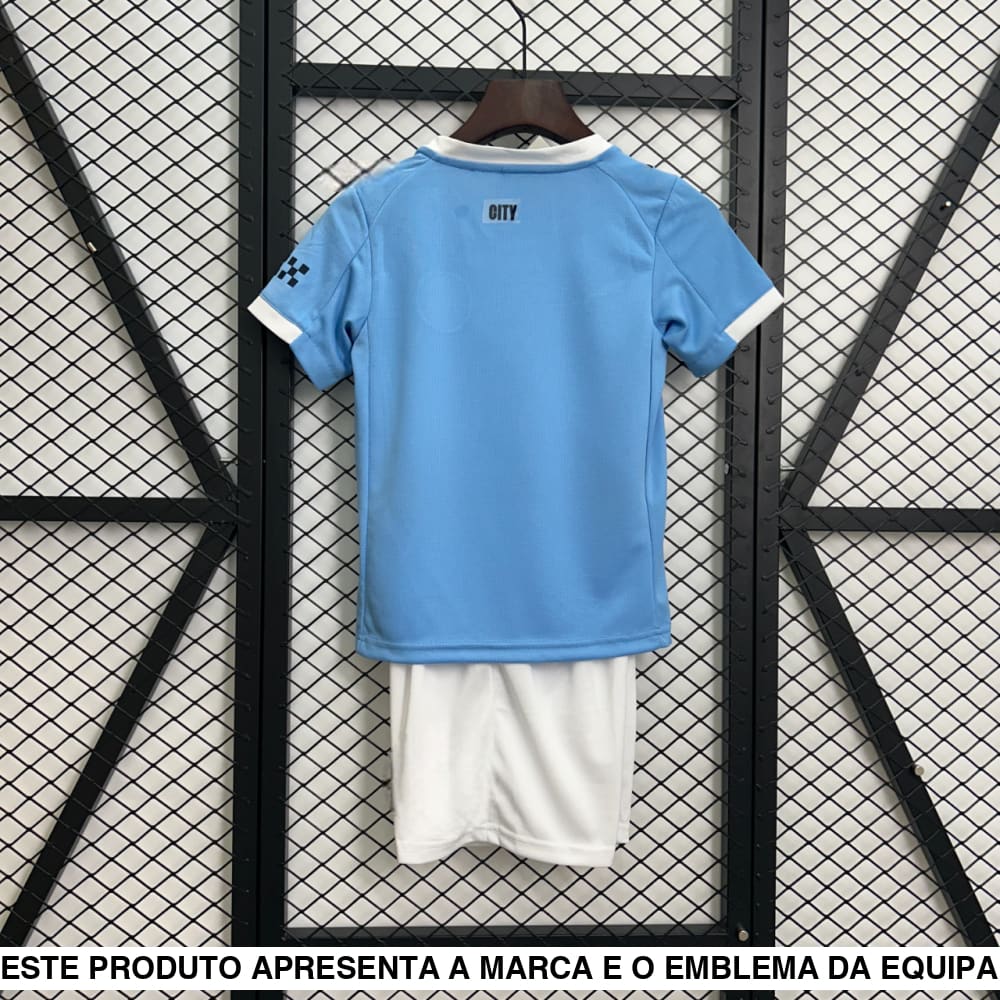 Equipamento Infantil Manchester City 25 26 Principal Equipación Niño