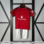 Equipamento Infantil Manchester United 25 26 Principal Equipación Niño