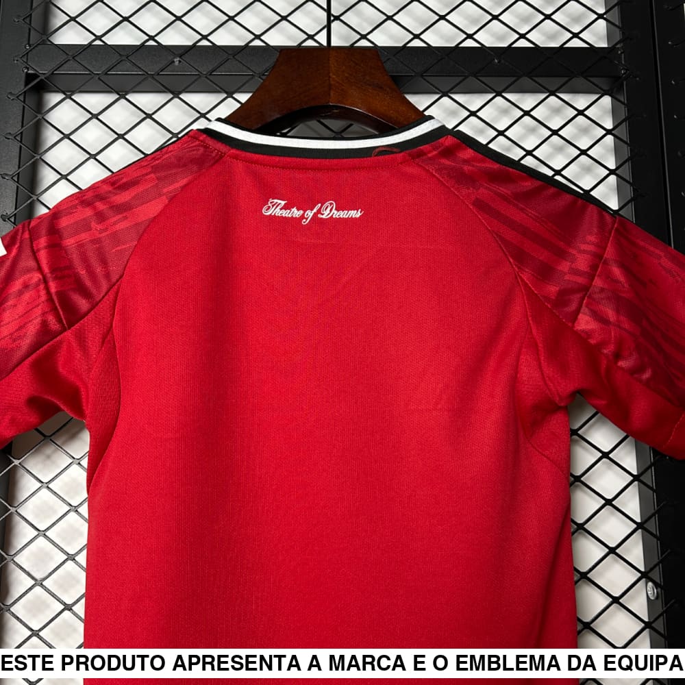 Equipamento Infantil Manchester United 25 26 Principal Equipación Niño