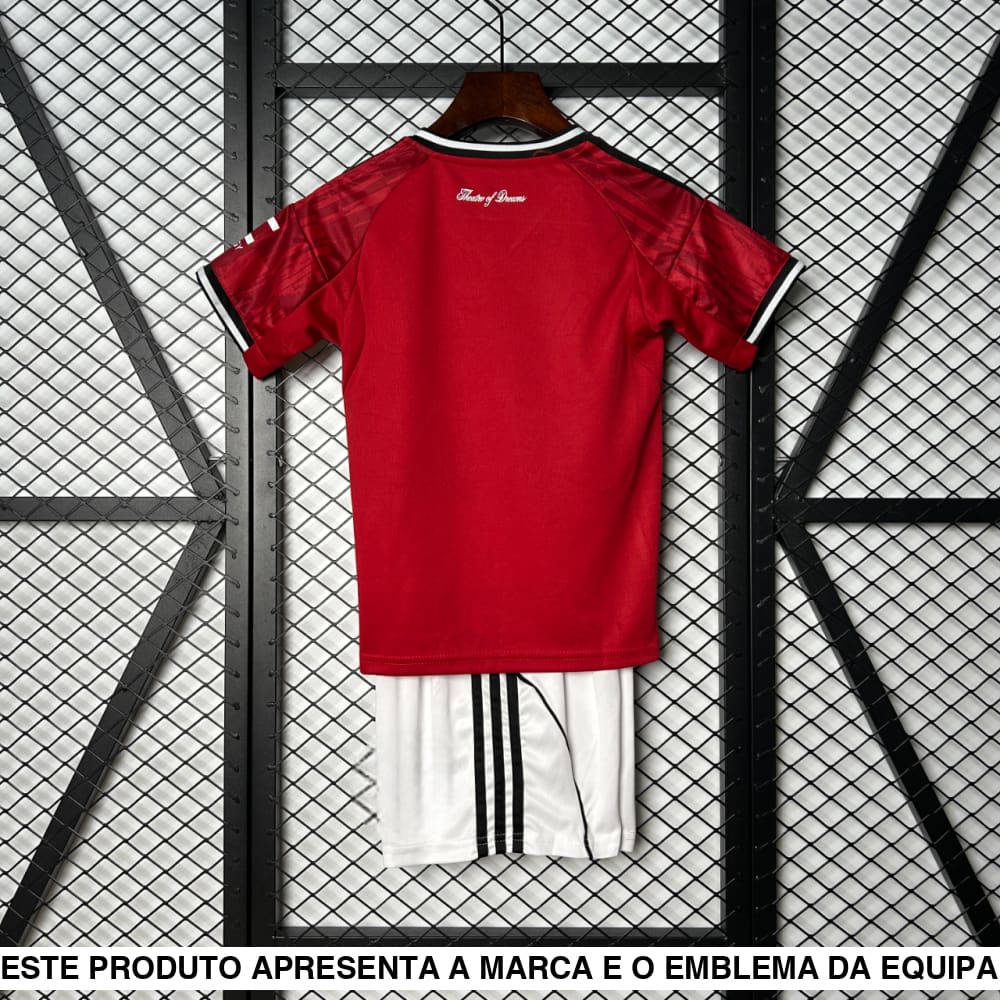 Equipamento Infantil Manchester United 25 26 Principal Equipación Niño