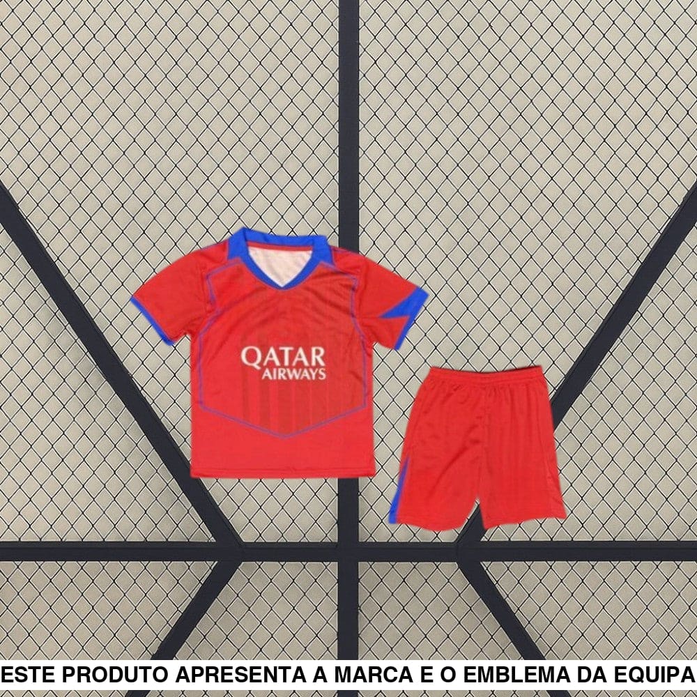 Equipamento Infantil PSG 25-26 Terceiro Equipamento Equipación Niño