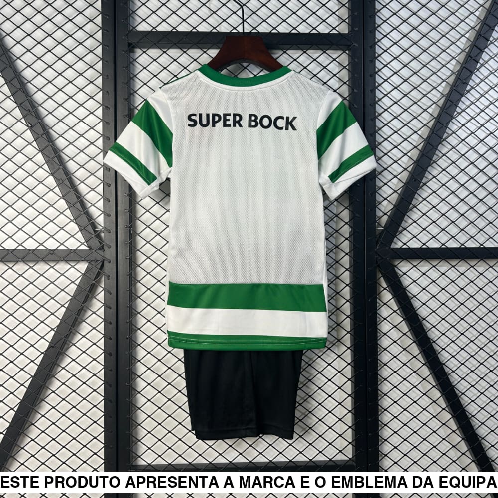Equipamento Infantil Sporting Portugal 25 26 Principal Equipación Niño