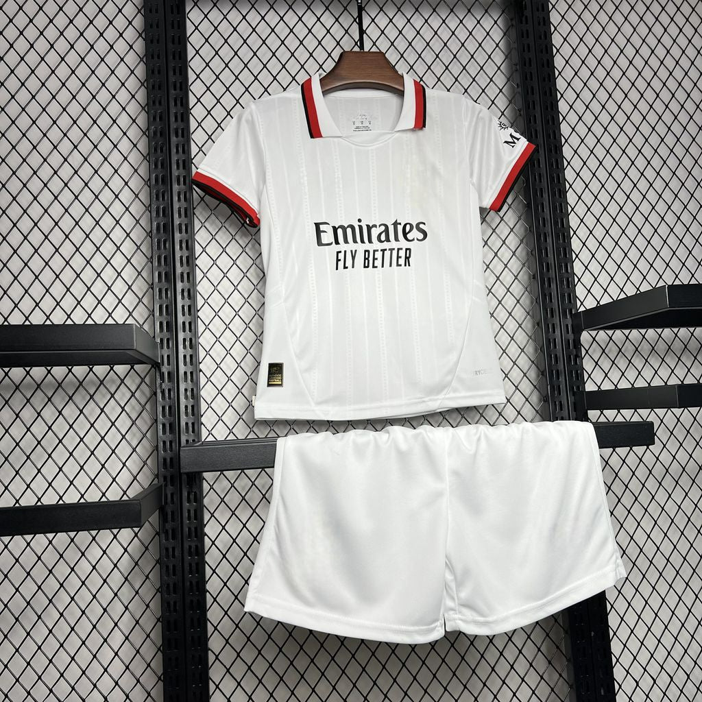 Ac Milan 24-25 Away Children’s Kit Parche Especial