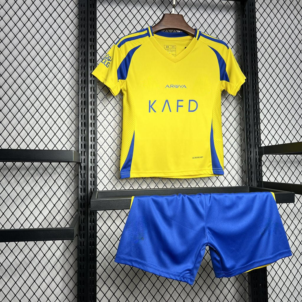 Al-Nassr 24-25 Home Children’s Kit Personalizado
