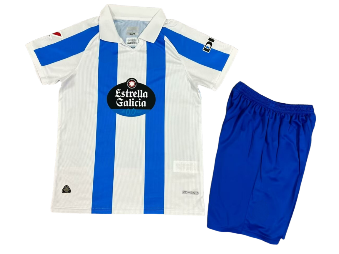 Deportivo La Coruña 24-25 Home Children’s Kit Personalizado