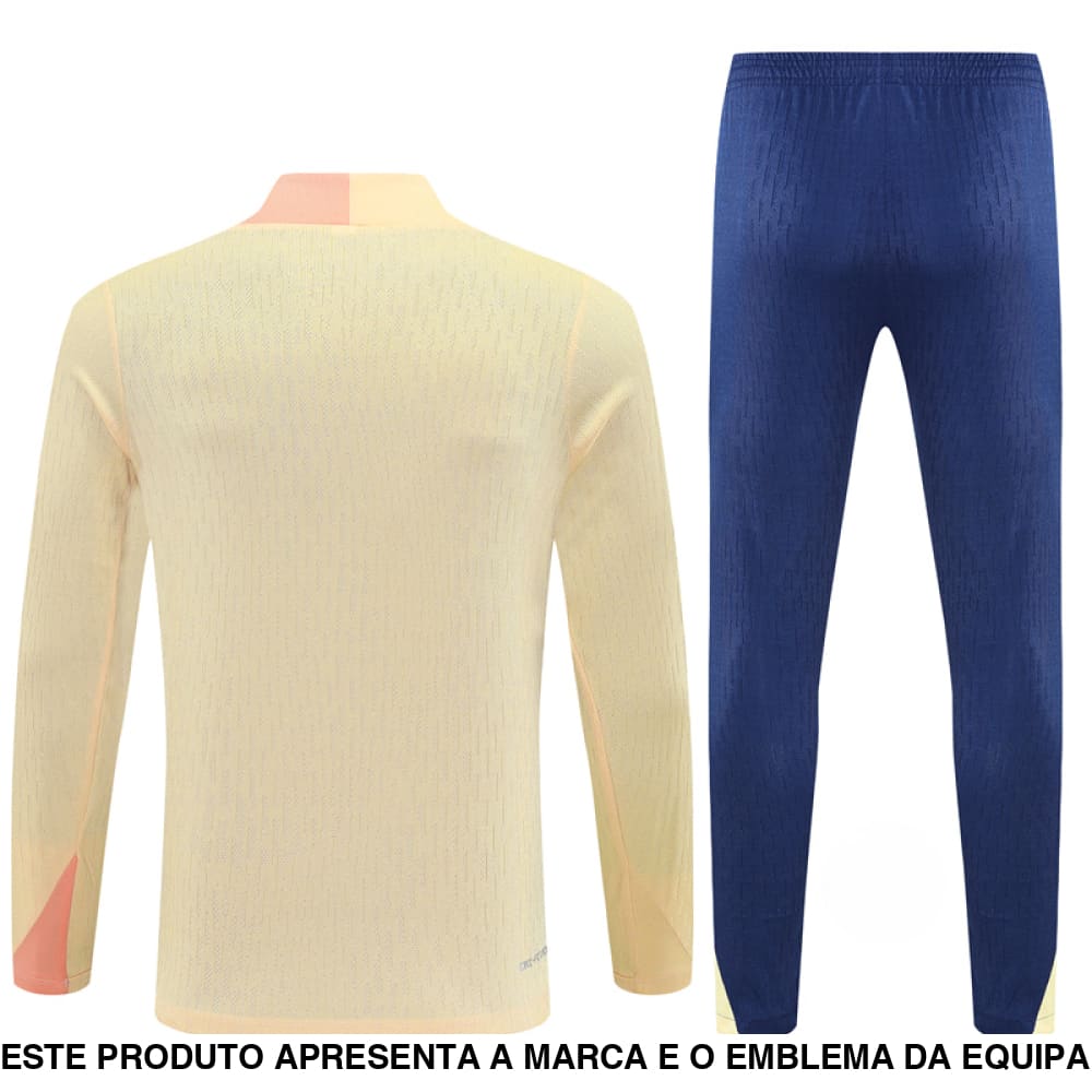 Fato de Treino Barcelona 25-26 Meio Fecho Modelo 1 Chandal Media Cremallera