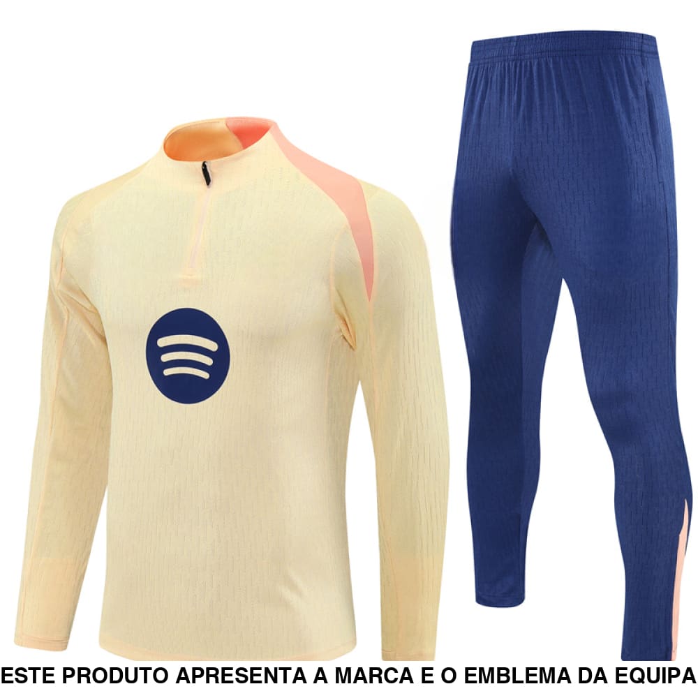 Fato de Treino Barcelona 25-26 Meio Fecho Modelo 1 Chandal Media Cremallera