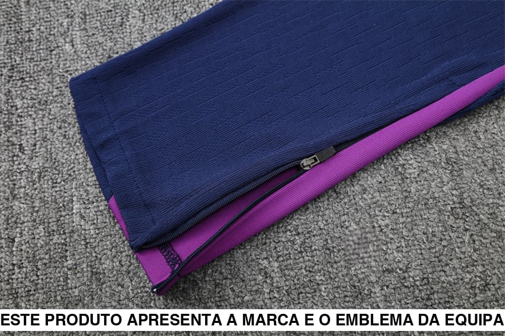 Fato de Treino Barcelona 25-26 Meio Fecho Modelo 2 Chandal Media Cremallera