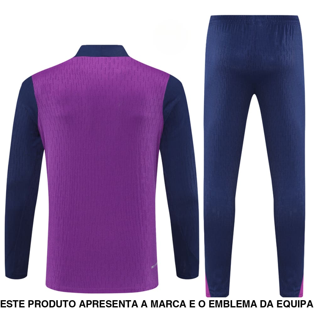 Fato de Treino Barcelona 25-26 Meio Fecho Modelo 2 Chandal Media Cremallera