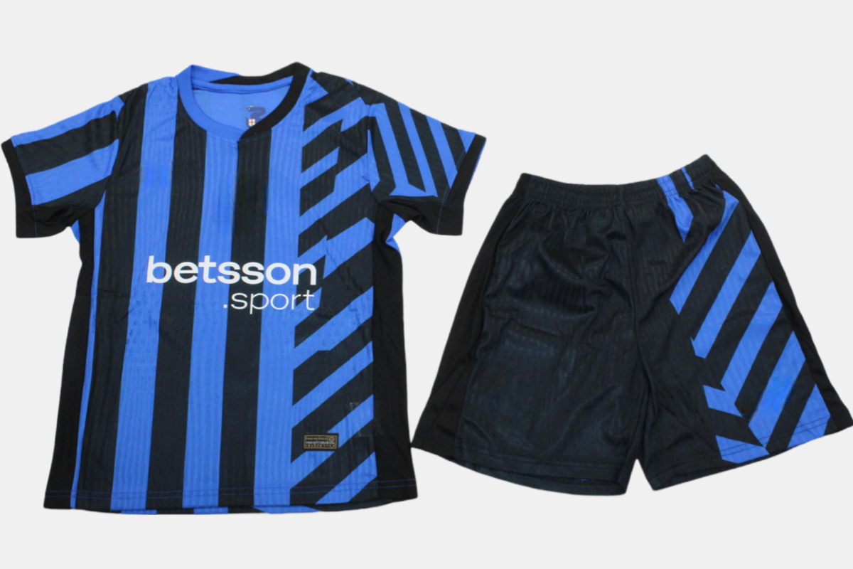 Inter Milan 24-25 Home Children’s Kit Parche Especial