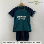 Equipación Arsenal 23-24 3ª Equipacion Niño Personalizado