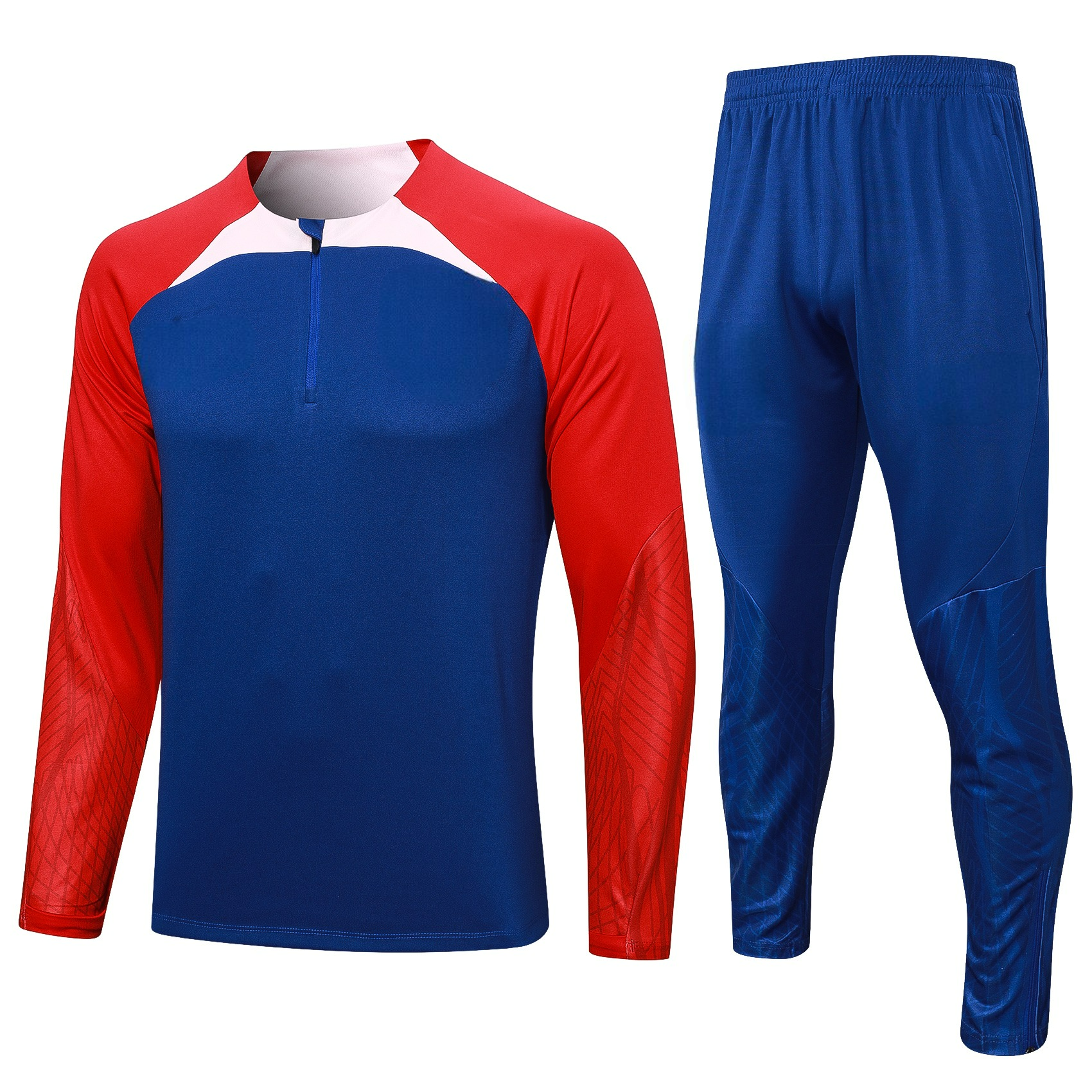 Atlético De Madrid 23 - 24 Half - Zip Model 2 Tracksuit Ropa Deportiva