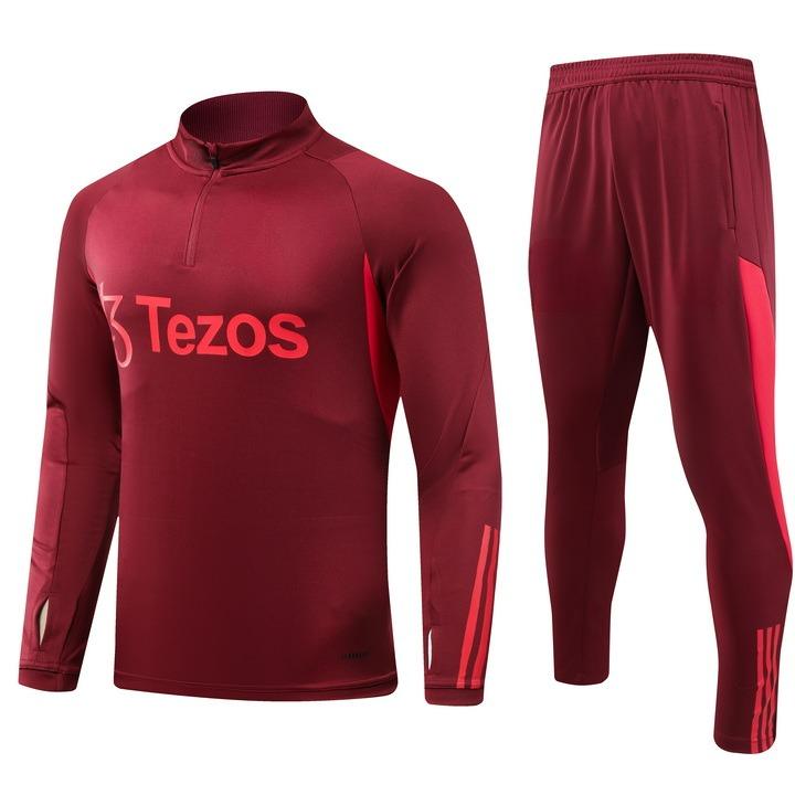 Manchester United 23 - 24 Half - Zip Model 9 Tracksuit Ropa Deportiva