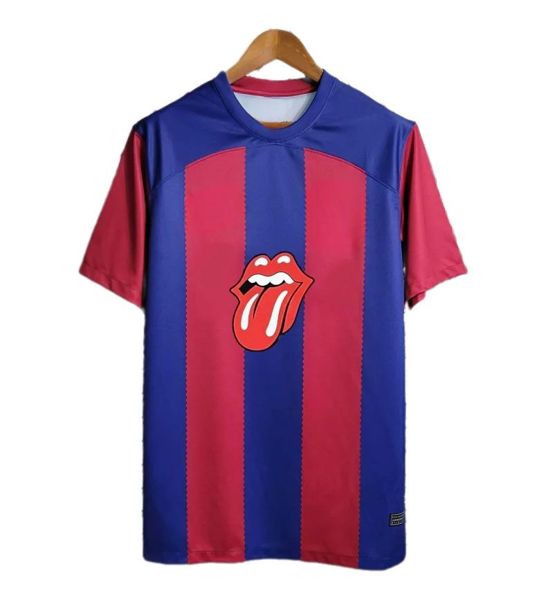 Barcelona 23 - 24 Edición Rolling Stones Shirt Camiseta De Futbol
