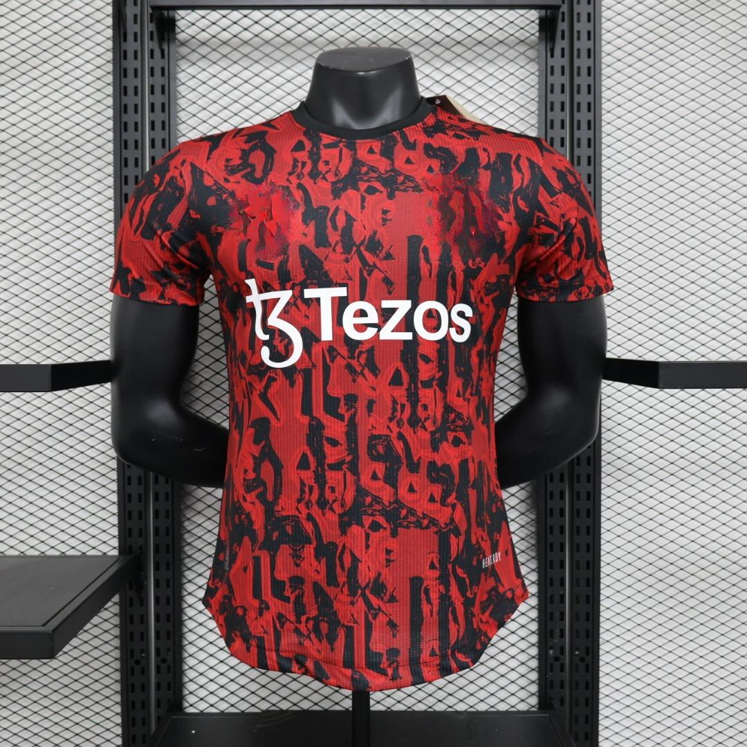 Manchester United 23 - 24 Pre - Match Red (Player Version) Shirt Camiseta De Futbol