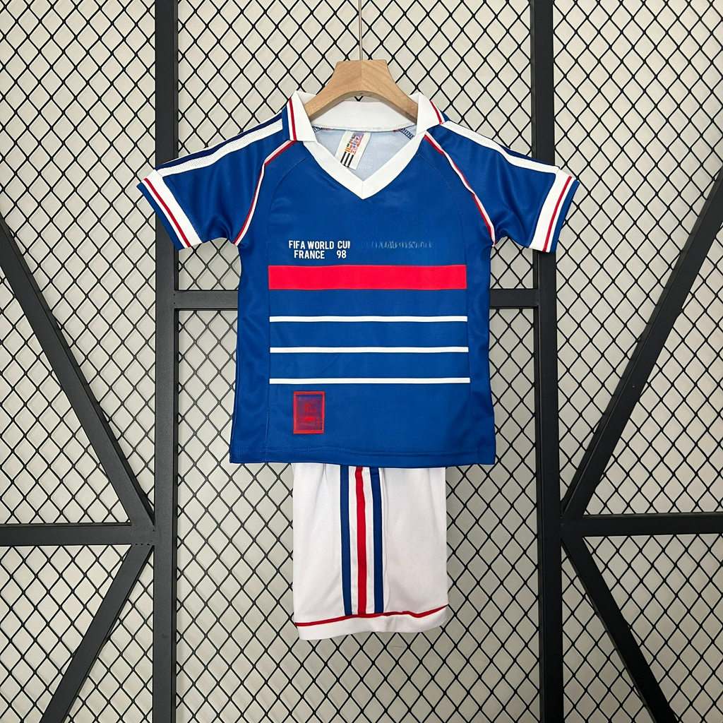 France 98 - 99 Home (Retro) Children’s Kit Personalizado
