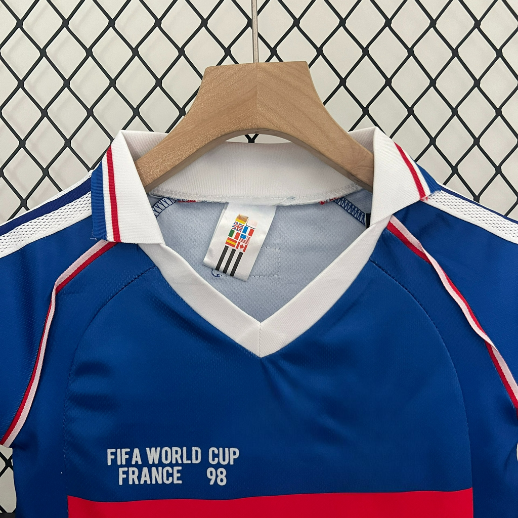 France 98 - 99 Home (Retro) Children’s Kit Personalizado